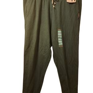 Eddie Bauer Jogger Men's XL Raw Seam Green Pockets NWT